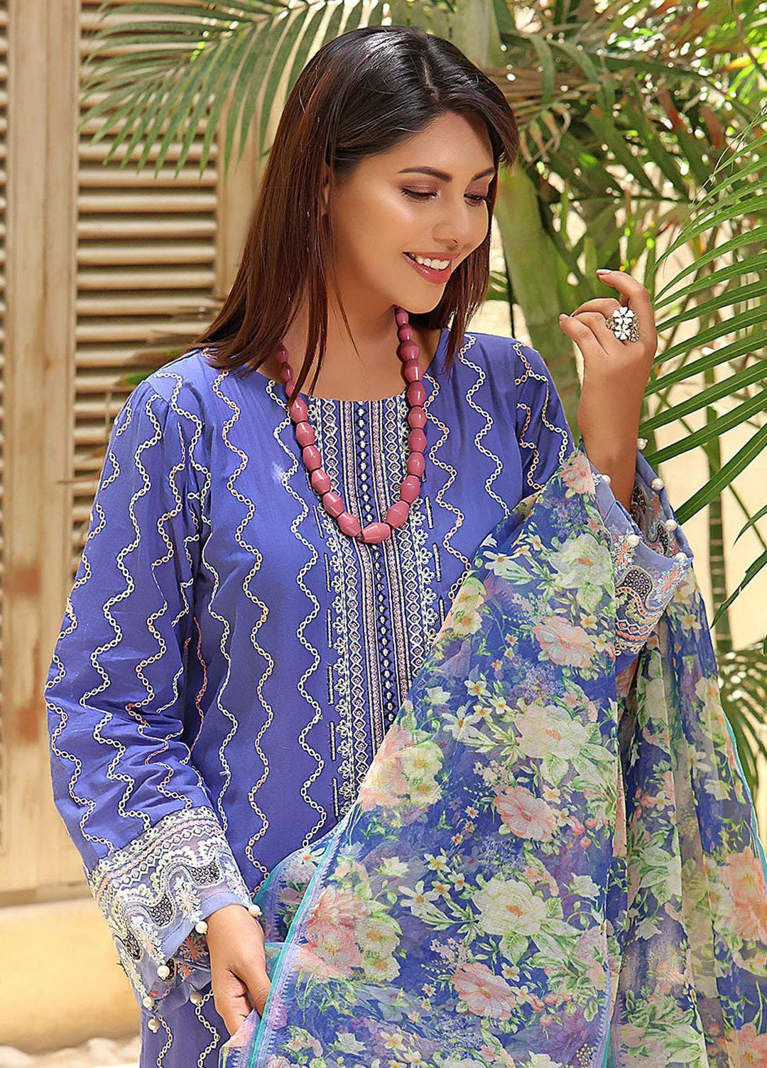 Dilara By Khas Embroidered Lawn Suits Unstitched 3 Piece KHS23D KOE-17030 - Summer Collection