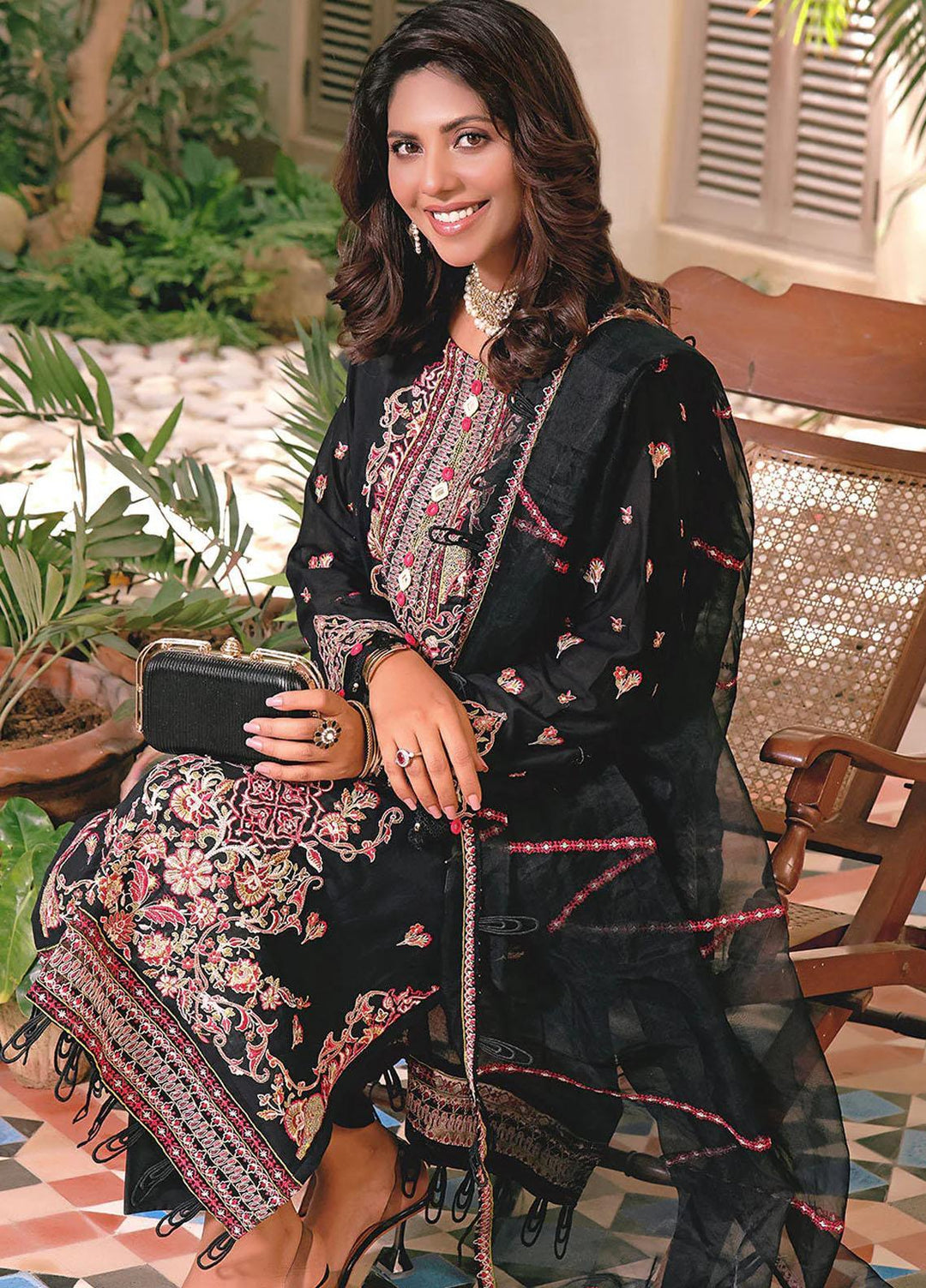 Dilara By Khas Embroidered Lawn Suits Unstitched 3 Piece KHS23D KOE-17034 - Summer Collection