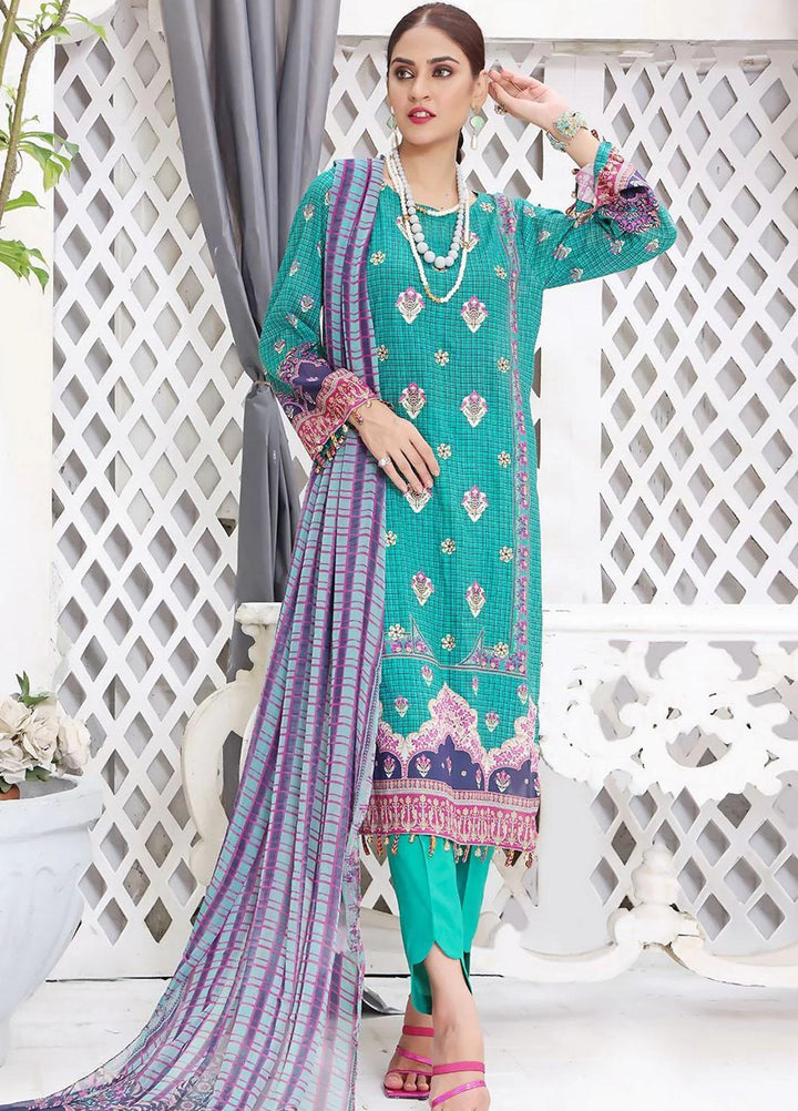Dilara By Khas Embroidered Lawn Suits Unstitched 3 Piece KHS23D KC-1405 - Summer Collection