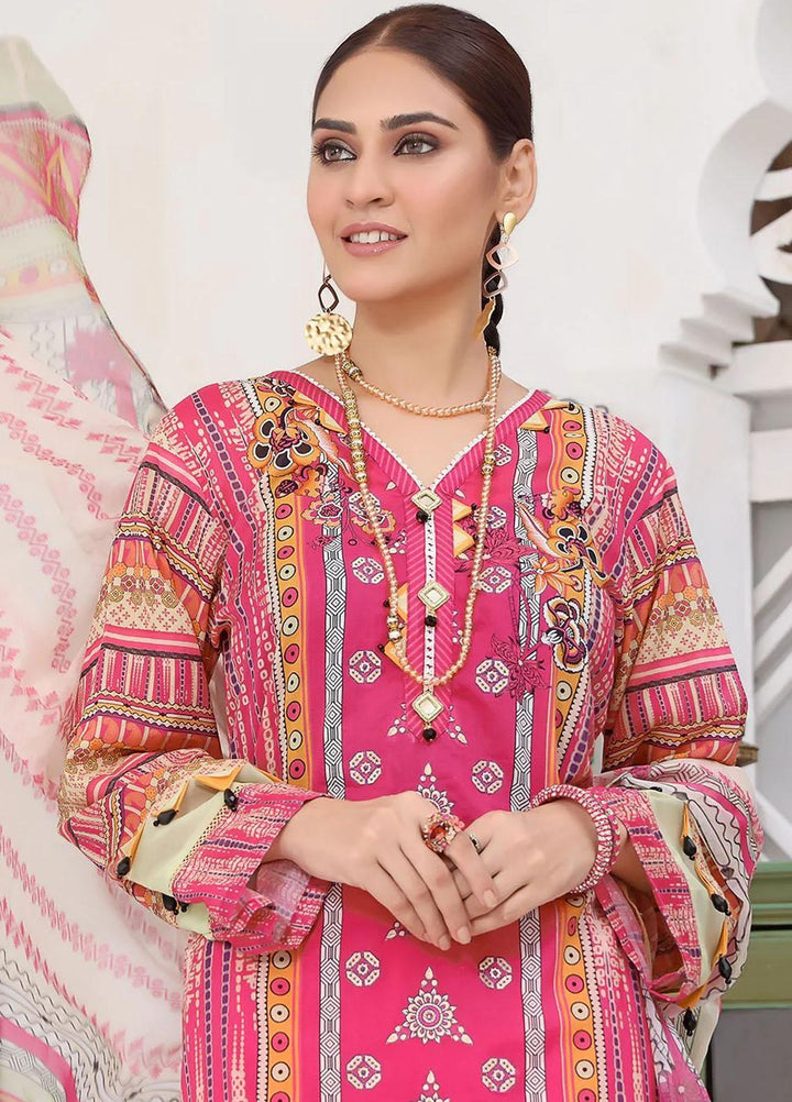 Dilara By Khas Embroidered Lawn Suits Unstitched 3 Piece KHS23D KC-1407 - Summer Collection