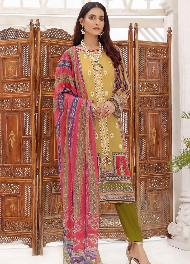 Dilara By Khas Embroidered Lawn Suits Unstitched 3 Piece KHS23D KC-1409 - Summer Collection