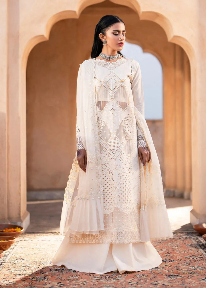 Dilbaro By Bin Ilyas Embroidered Lawn Suits Unstitched 3 Piece BI24D 401A - Festive Collection