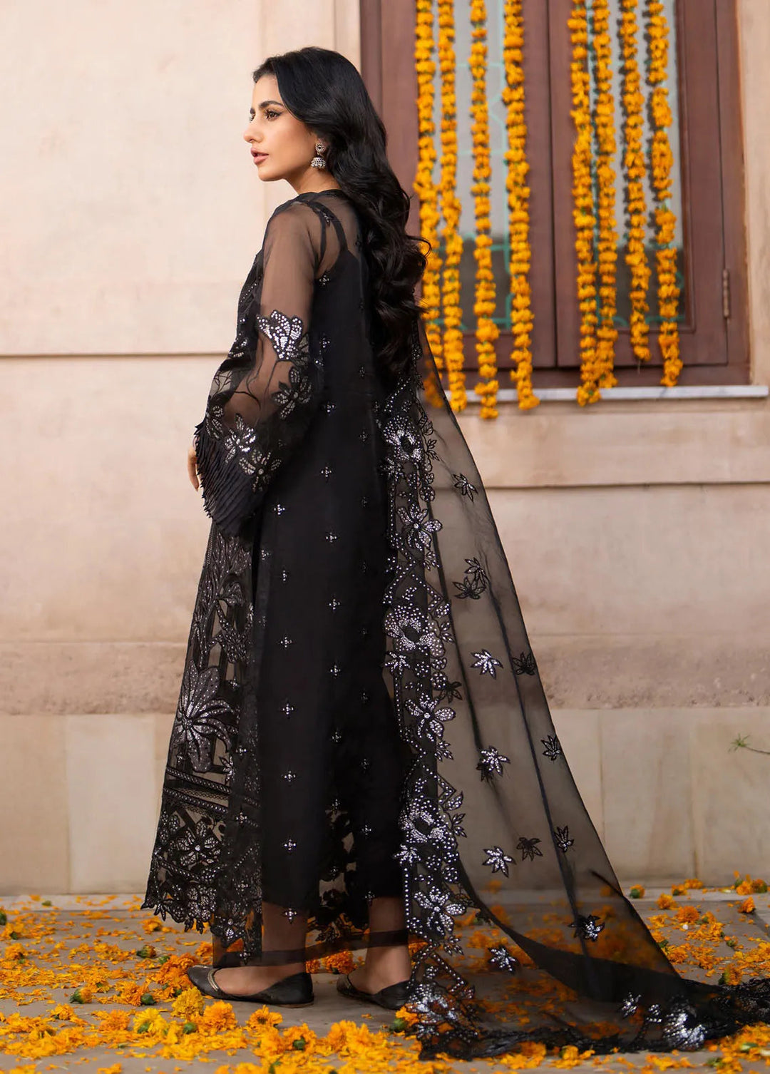 Dilbaro By Bin Ilyas Embroidered Lawn Suits Unstitched 3 Piece BI24D 402A - Festive Collection