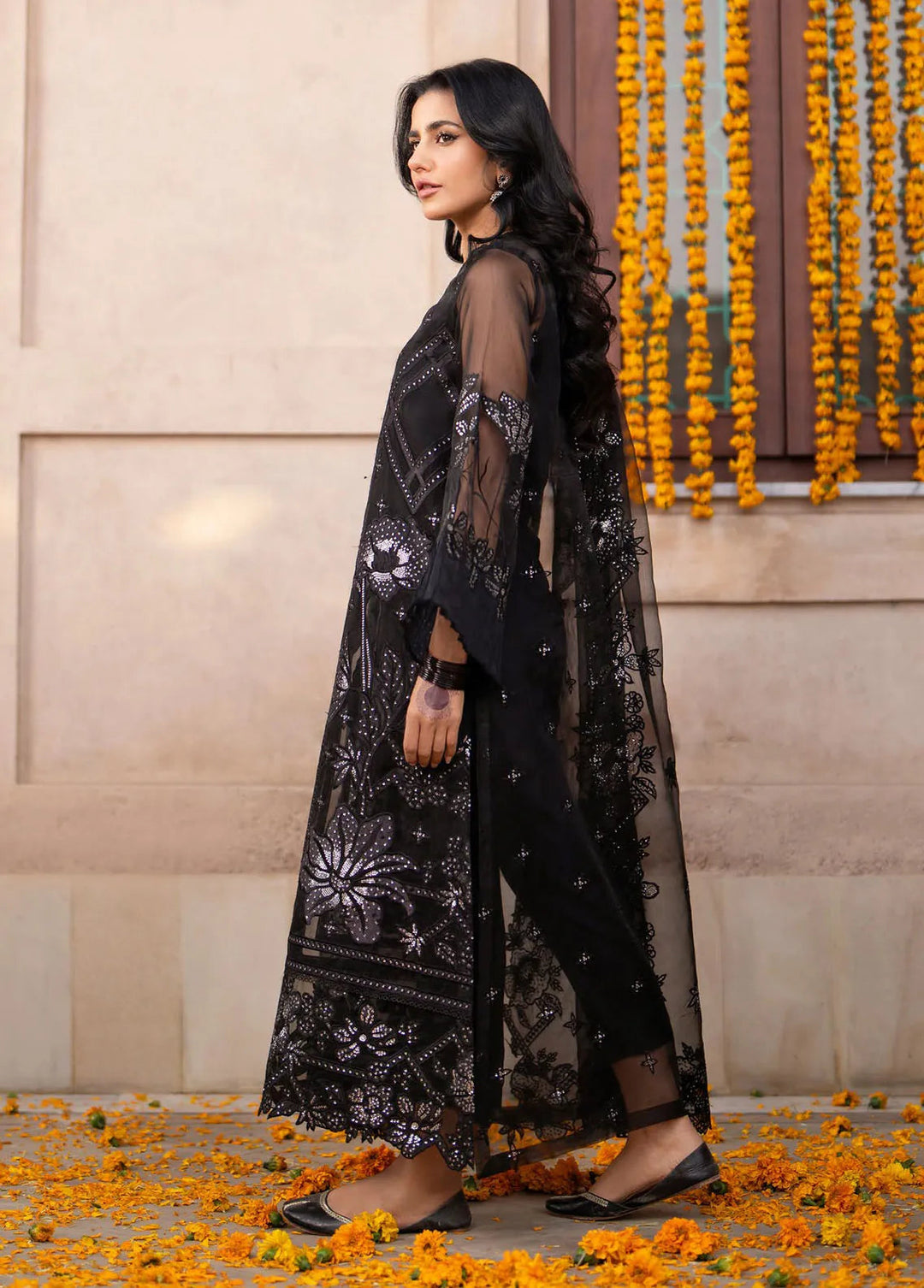 Dilbaro By Bin Ilyas Embroidered Lawn Suits Unstitched 3 Piece BI24D 402A - Festive Collection