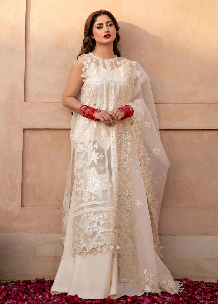 Dilbaro By Bin Ilyas Embroidered Lawn Suits Unstitched 3 Piece BI24D 402B - Festive Collection