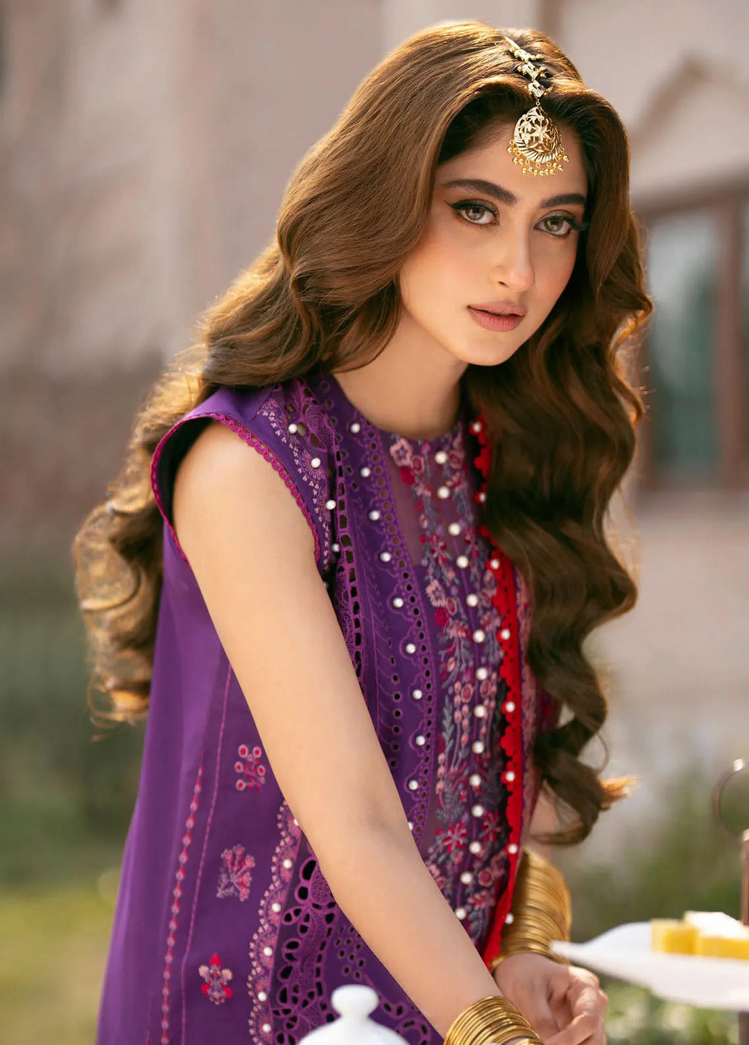Dilbaro By Bin Ilyas Embroidered Lawn Suits Unstitched 3 Piece BI24D 404A - Festive Collection