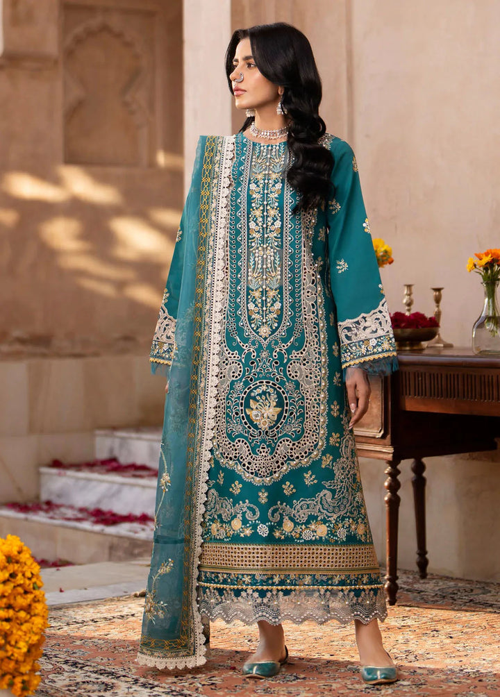 Dilbaro By Bin Ilyas Embroidered Lawn Suits Unstitched 3 Piece BI24D 404B - Festive Collection