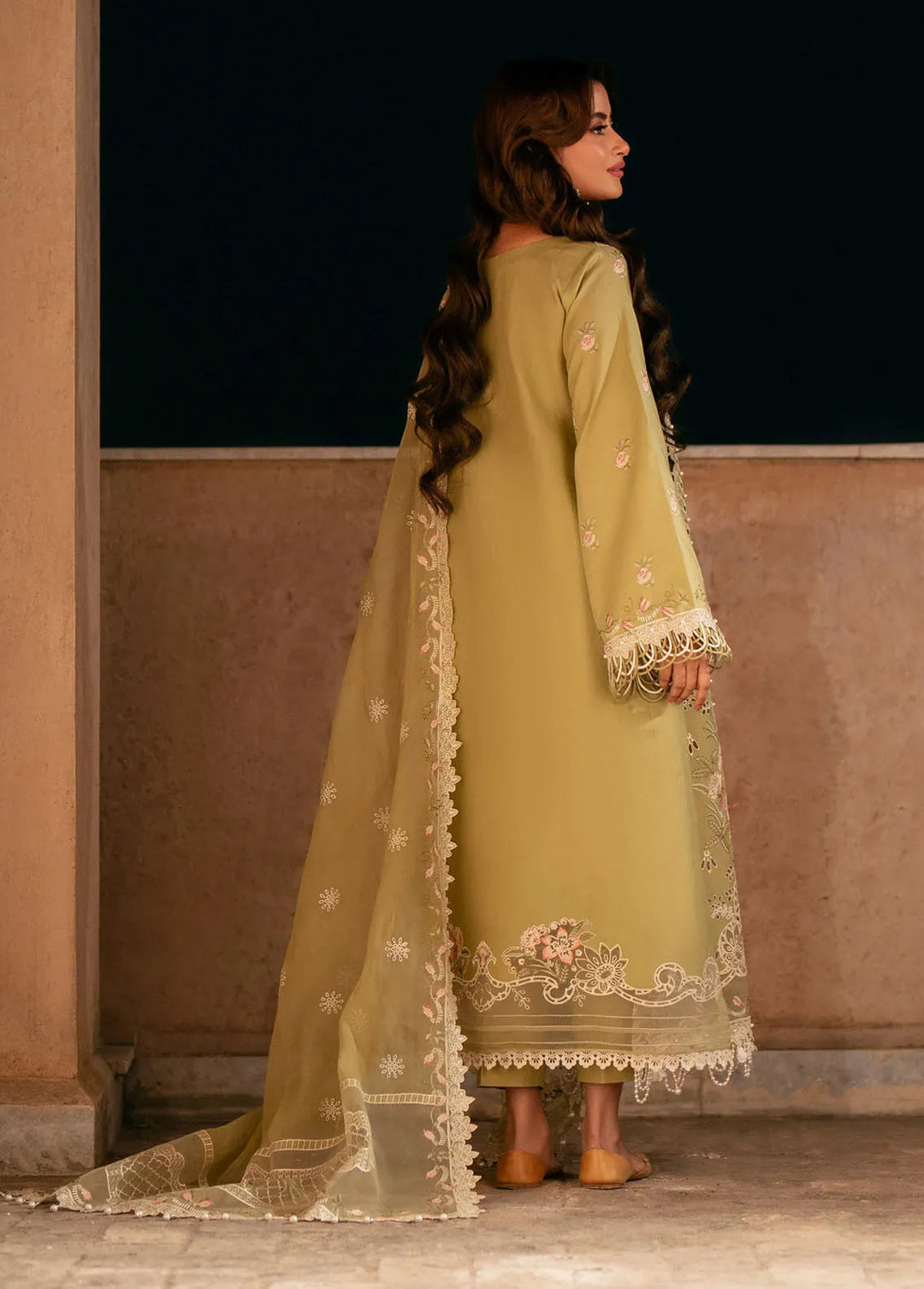 Dilbaro By Bin Ilyas Embroidered Lawn Suits Unstitched 3 Piece BI24D 405A - Festive Collection