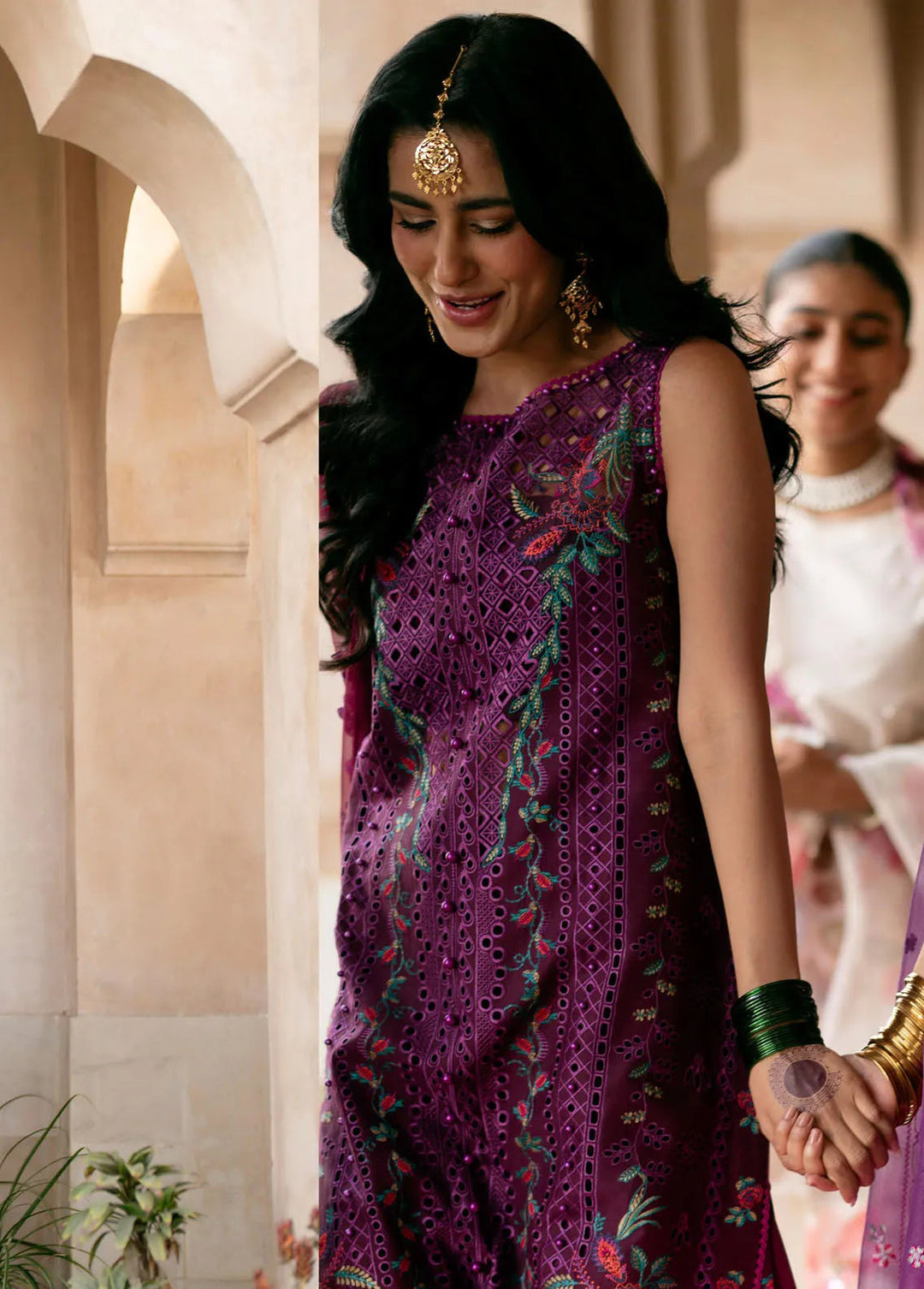 Dilbaro By Bin Ilyas Embroidered Lawn Suits Unstitched 3 Piece BI24D 405B - Festive Collection