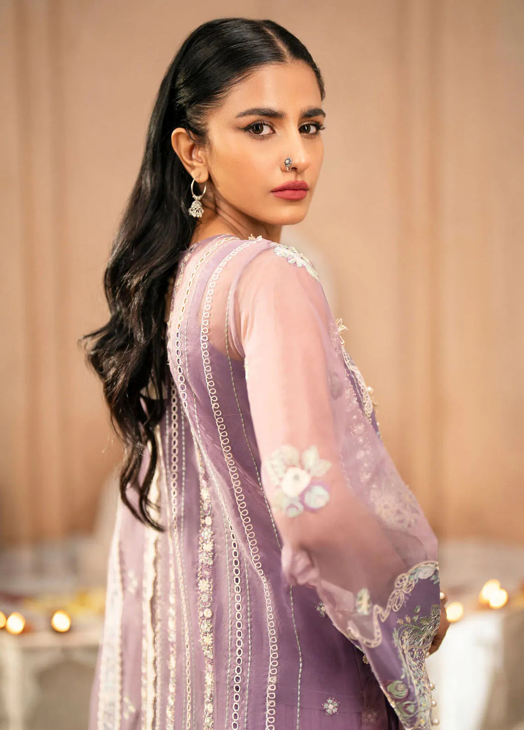 Dilbaro By Bin Ilyas Embroidered Lawn Suits Unstitched 3 Piece BI24D 406A - Festive Collection