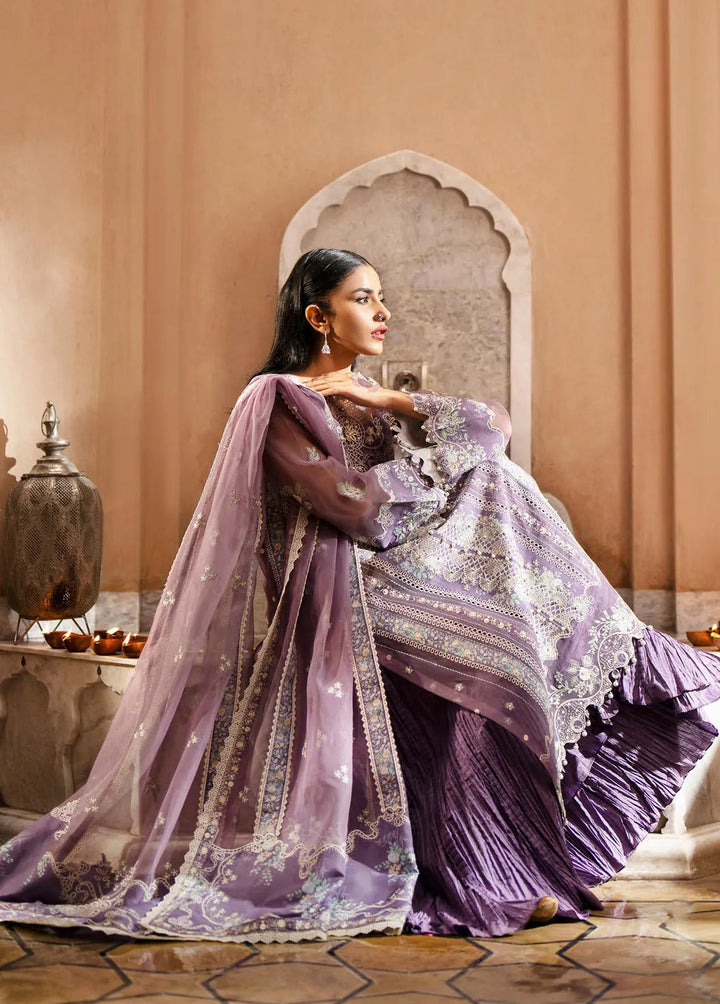 Dilbaro By Bin Ilyas Embroidered Lawn Suits Unstitched 3 Piece BI24D 406A - Festive Collection