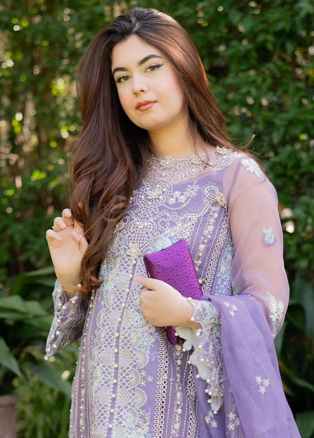 Dilbaro By Bin Ilyas Embroidered Lawn Suits Unstitched 3 Piece BI24D 406A - Festive Collection