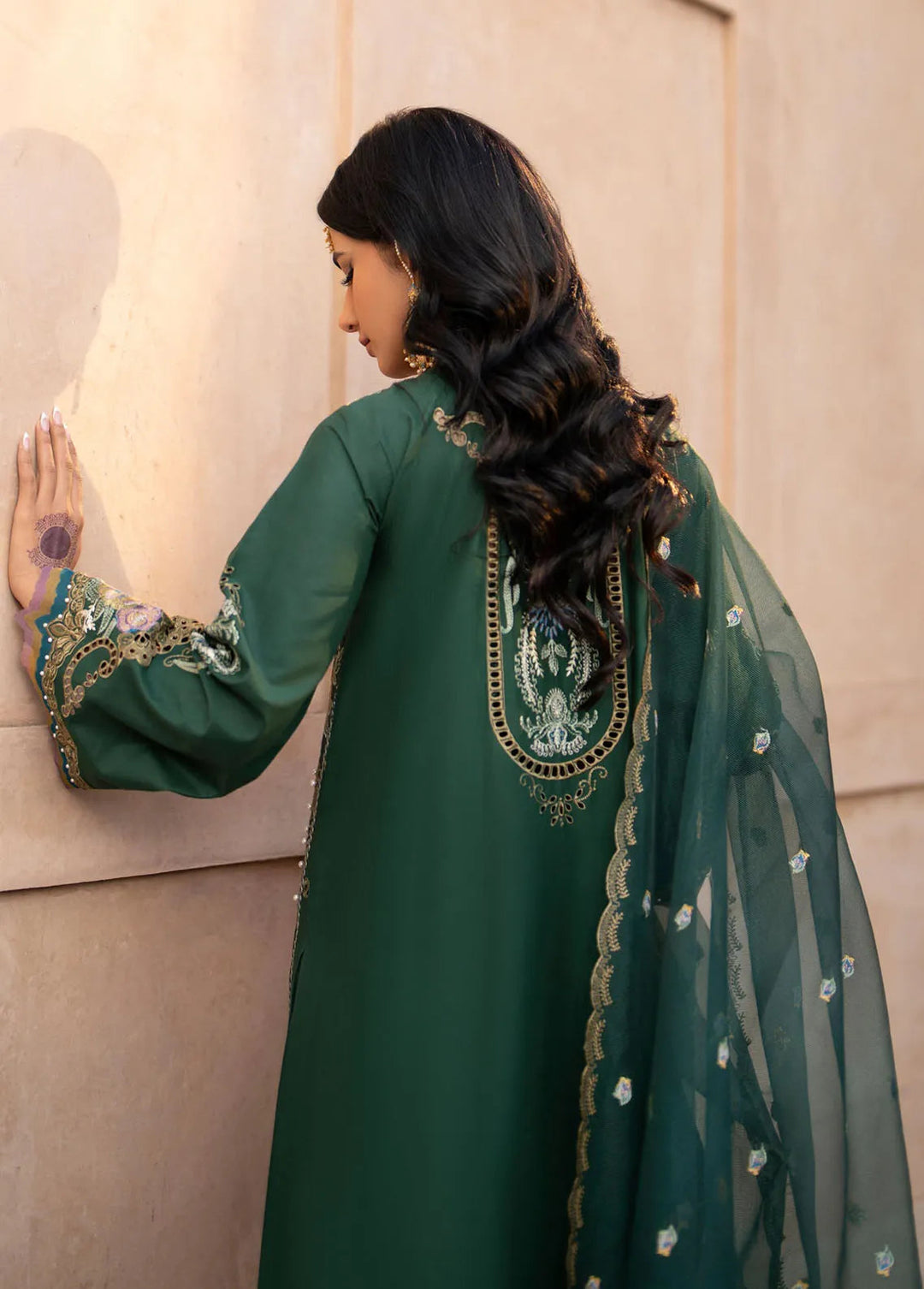 Dilbaro By Bin Ilyas Embroidered Lawn Suits Unstitched 3 Piece BI24D 407A - Festive Collection