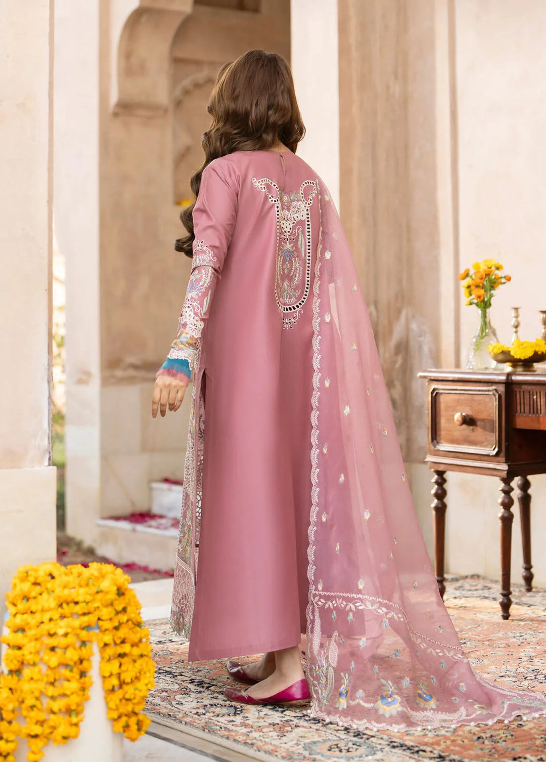 Dilbaro By Bin Ilyas Embroidered Lawn Suits Unstitched 3 Piece BI24D 407B - Festive Collection