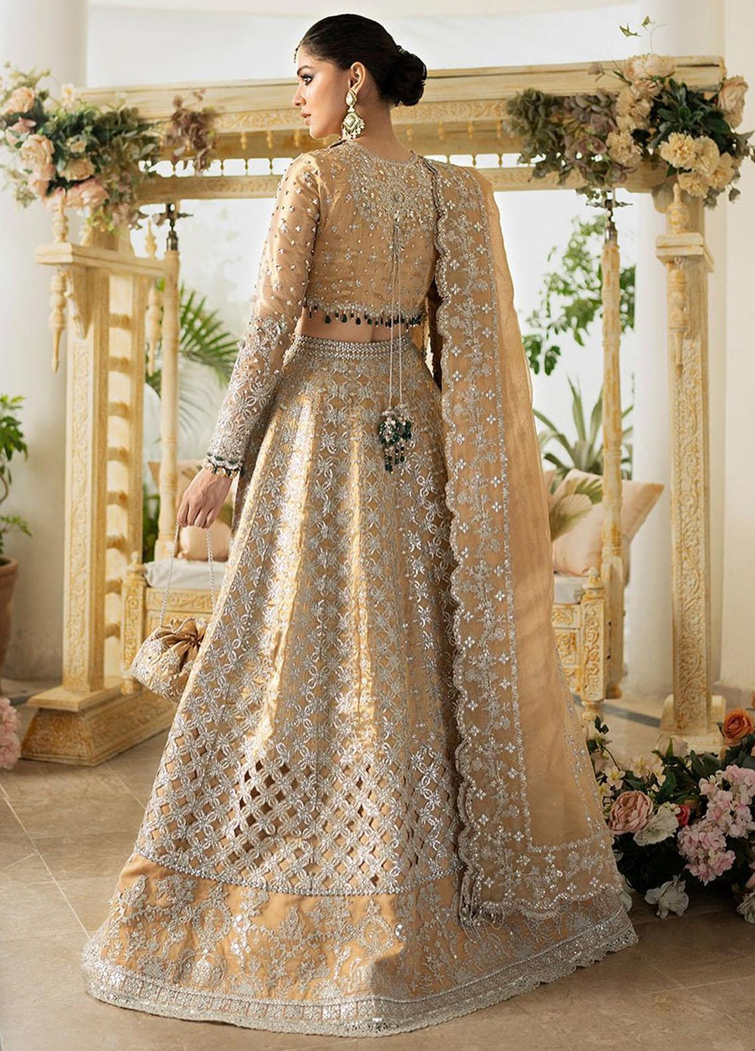 Dilnaaz By Qalamkar Embroidered Missouri Suits Unstitched 4 Piece QLM23DZ DN-1 Imaan - Wedding Collection