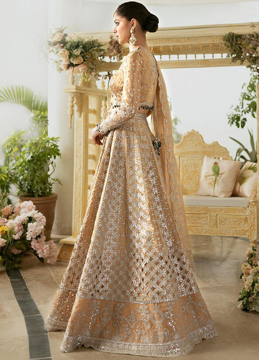 Dilnaaz By Qalamkar Embroidered Missouri Suits Unstitched 4 Piece QLM23DZ DN-1 Imaan - Wedding Collection