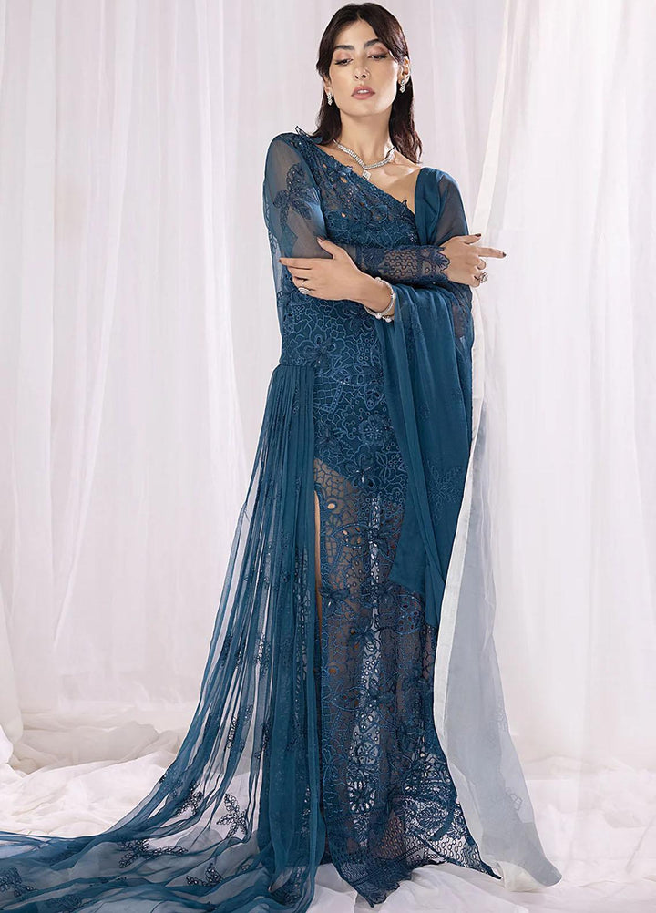 Diva By Izel Embroidered Chiffon Suits Unstitched 4 Piece IZL23DV Elena - Luxury Collection