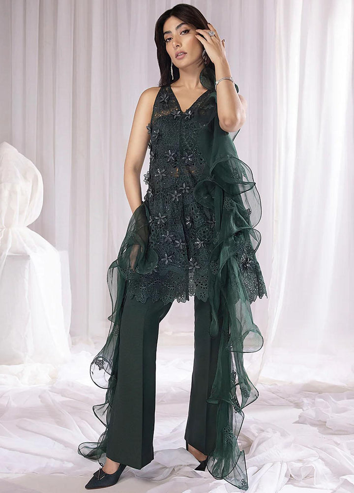 Diva By Izel Embroidered Chiffon Suits Unstitched 4 Piece IZL23DV Inara - Luxury Collection