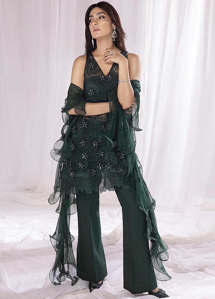 Diva By Izel Embroidered Chiffon Suits Unstitched 4 Piece IZL23DV Inara - Luxury Collection