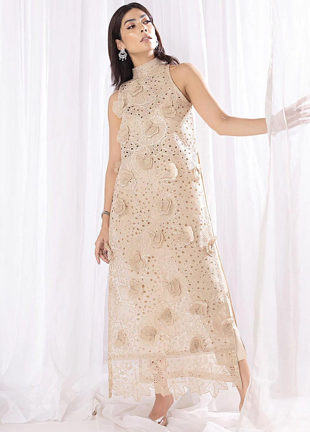 Diva By Izel Embroidered Chiffon Suits Unstitched 4 Piece IZL23DV Izaah - Luxury Collection