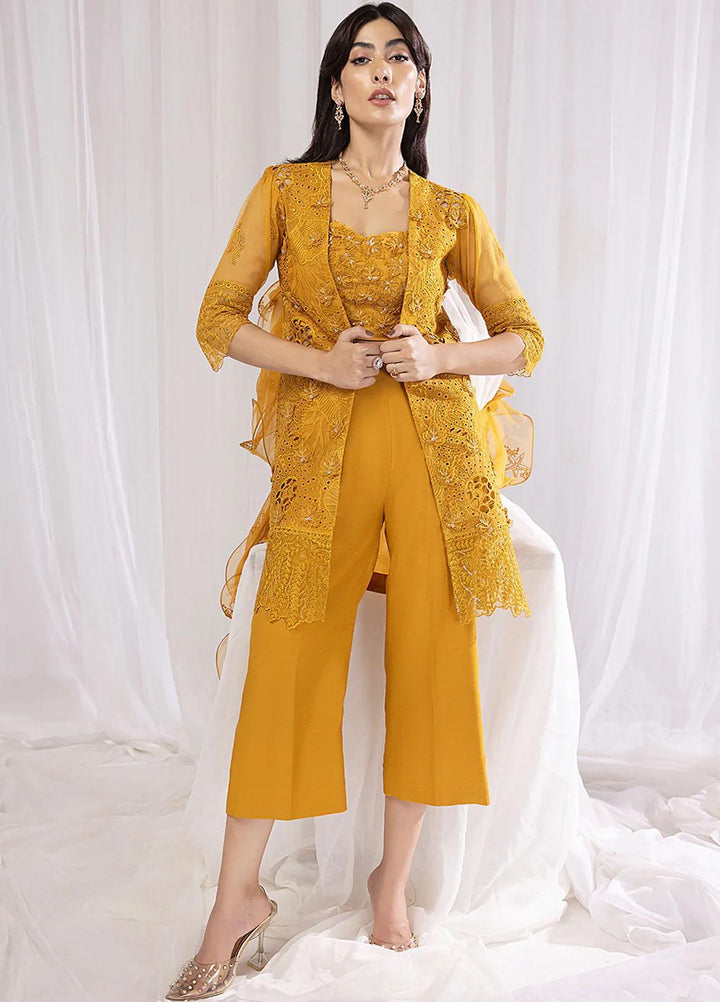 Diva By Izel Embroidered Chiffon Suits Unstitched 4 Piece IZL23DV Kesha - Luxury Collection
