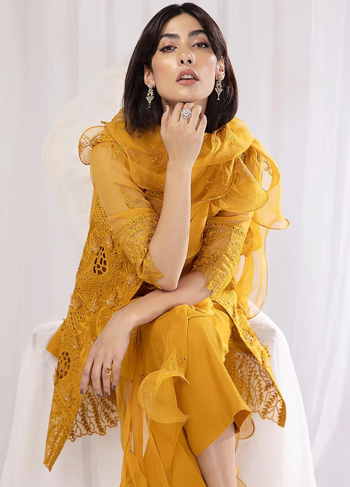 Diva By Izel Embroidered Chiffon Suits Unstitched 4 Piece IZL23DV Kesha - Luxury Collection