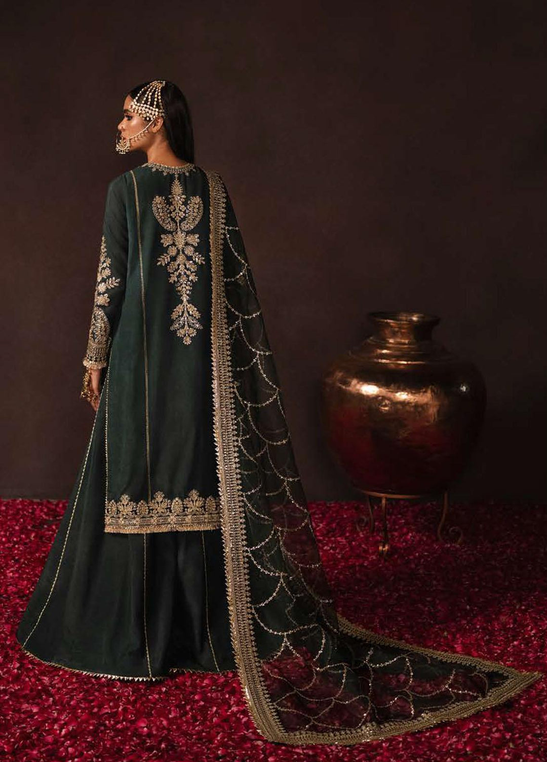 Divani By Afrozeh Embroidered Raw Silk Suits Unstitched 3 Piece AF22D 003 Miraka - Luxury Collection