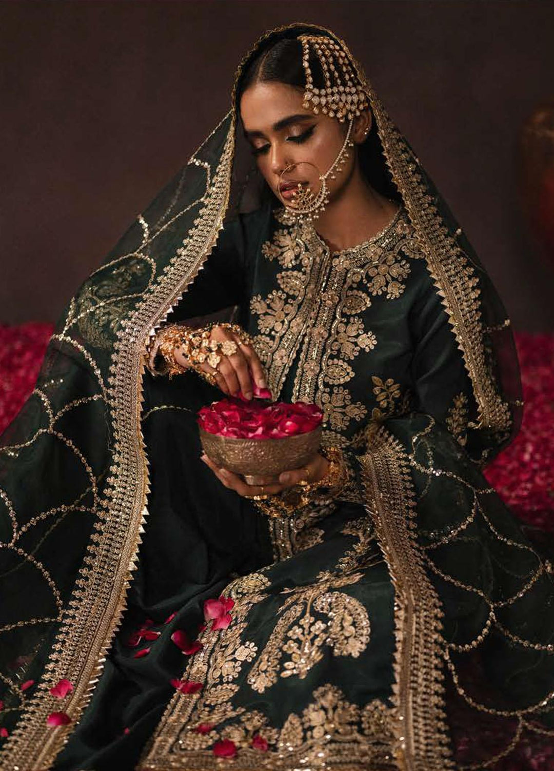 Divani By Afrozeh Embroidered Raw Silk Suits Unstitched 3 Piece AF22D 003 Miraka - Luxury Collection