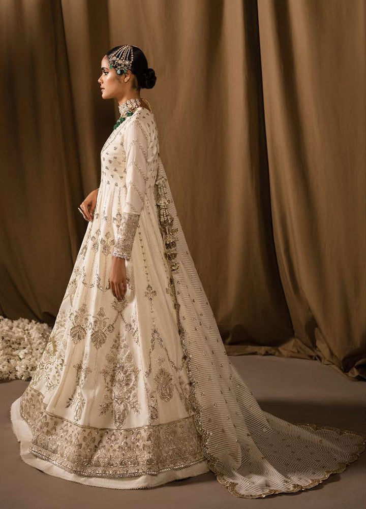 Divani By Afrozeh Embroidered Raw Silk Suits Unstitched 2 Piece AF22D 004 Saaz - Luxury Collection