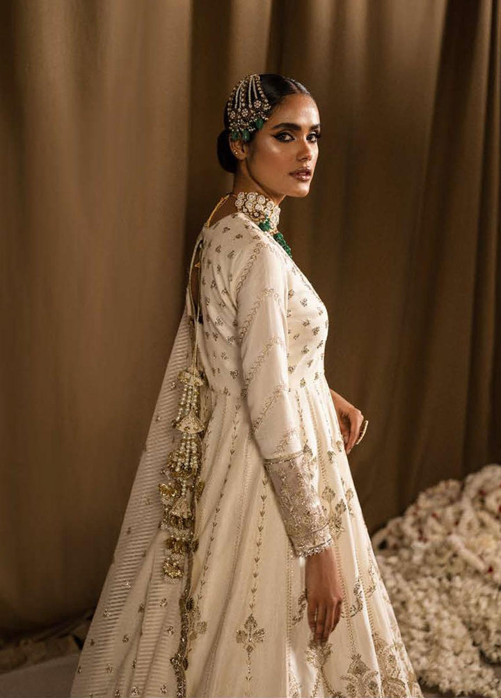 Divani By Afrozeh Embroidered Raw Silk Suits Unstitched 2 Piece AF22D 004 Saaz - Luxury Collection