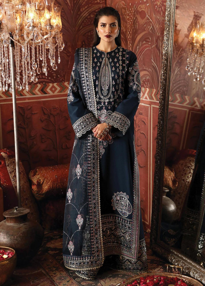 Divani By Afrozeh Embroidered  Suits Unstitched 3 Piece AF23DV AS-V2-01 Naghma - Luxury Collection