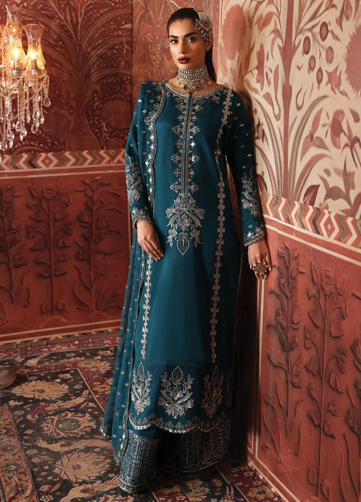 Divani By Afrozeh Embroidered  Suits Unstitched 3 Piece AF23DV AS-V2-03 Kaira - Luxury Collection