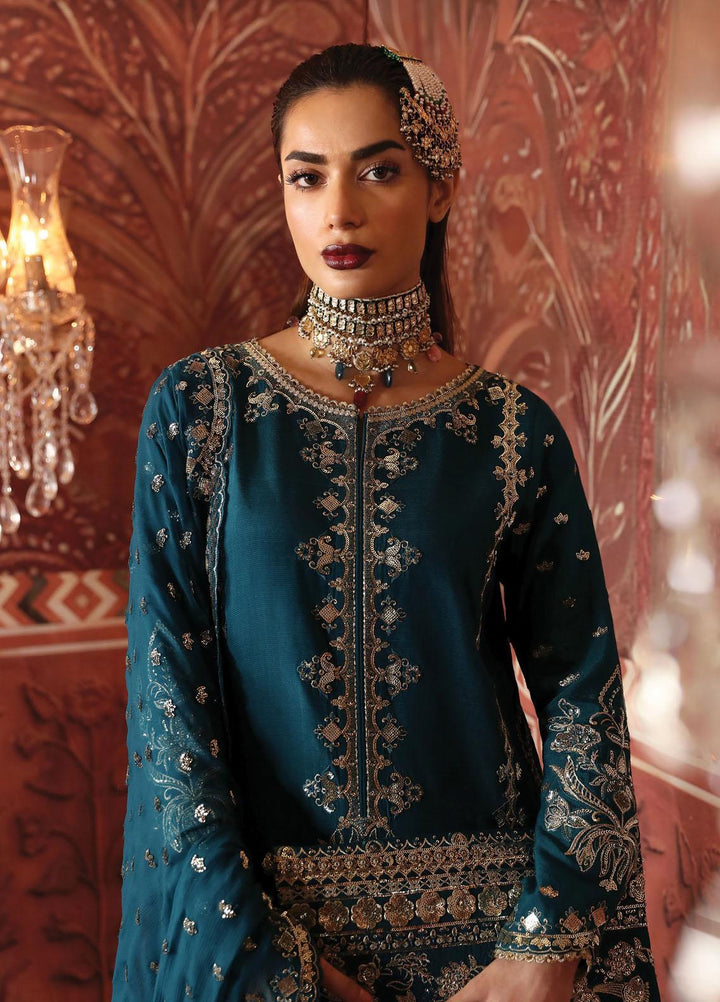 Divani By Afrozeh Embroidered  Suits Unstitched 3 Piece AF23DV AS-V2-03 Kaira - Luxury Collection