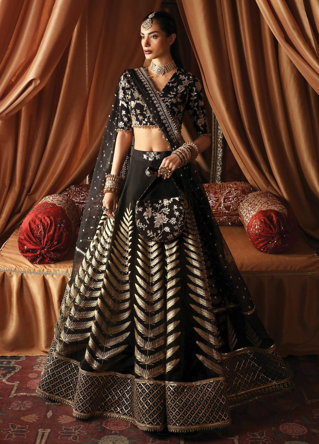 Divani By Afrozeh Embroidered  Suits Unstitched 3 Piece AF23DV AS-V2-04 Zareen - Luxury Collection