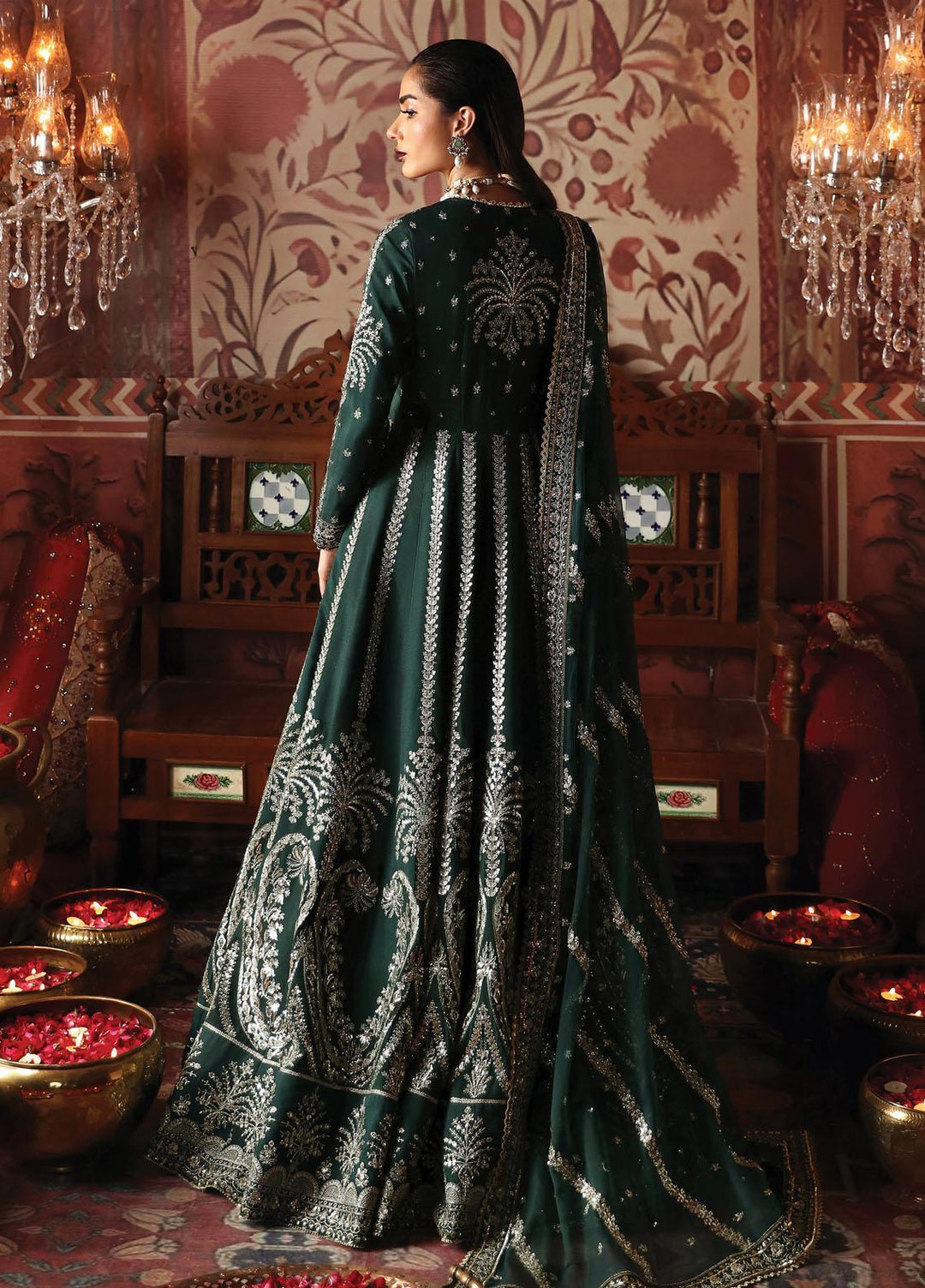 Divani By Afrozeh Embroidered  Suits Unstitched 3 Piece AF23DV AS-V2-07 Zaib - Luxury Collection