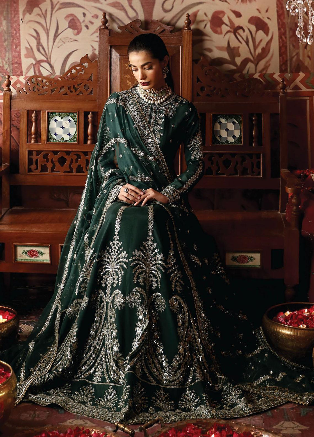 Divani By Afrozeh Embroidered  Suits Unstitched 3 Piece AF23DV AS-V2-07 Zaib - Luxury Collection