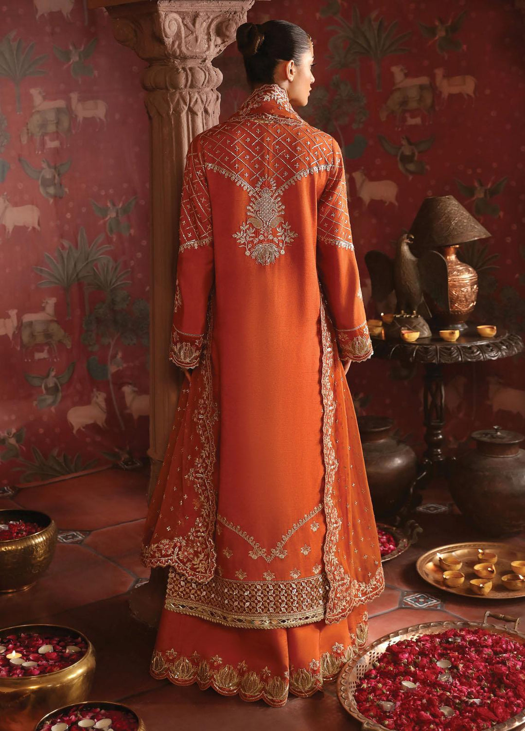 Divani By Afrozeh Embroidered  Suits Unstitched 3 Piece AF23DV AS-V2-08 Zarish - Luxury Collection