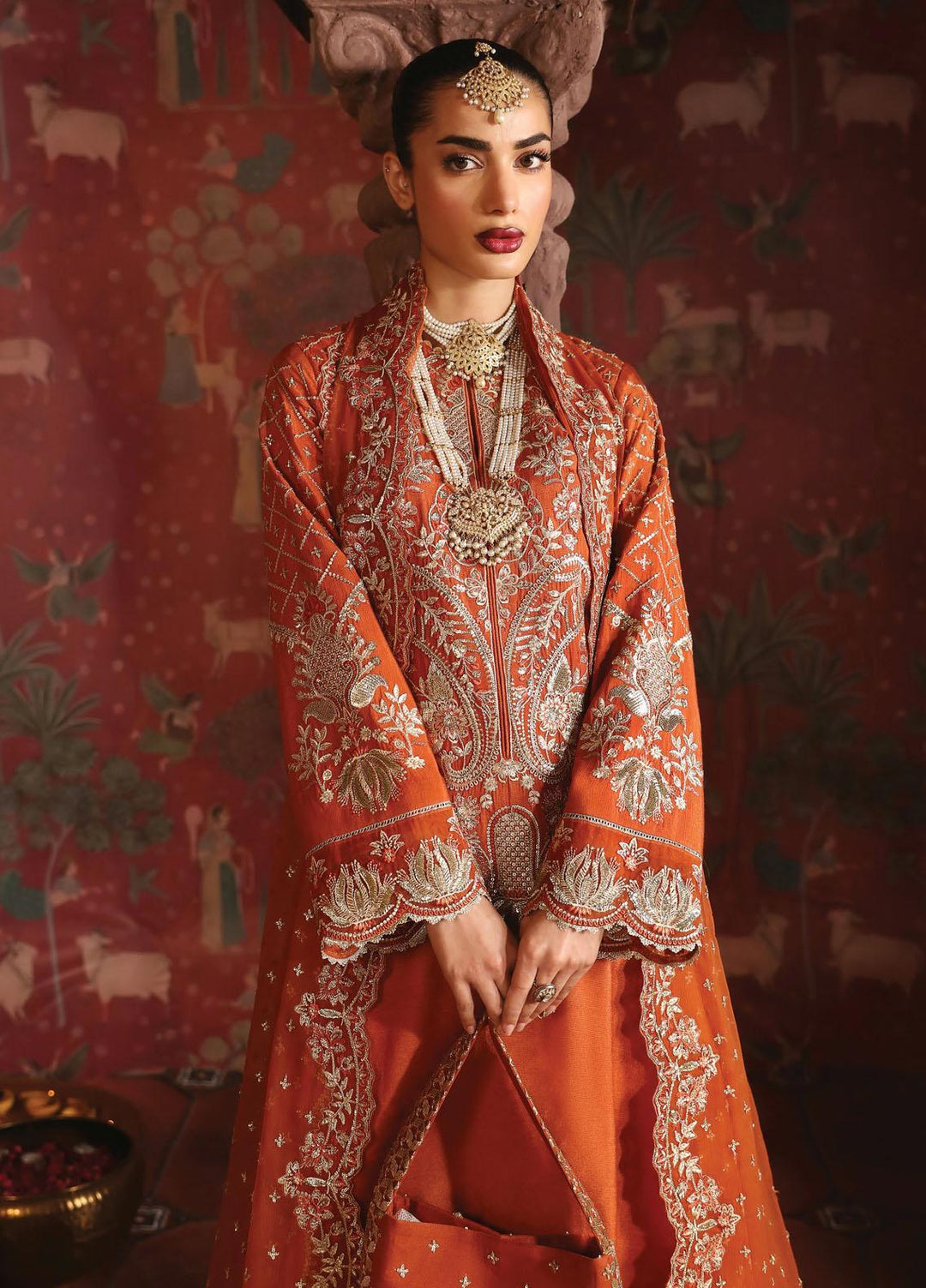 Divani By Afrozeh Embroidered  Suits Unstitched 3 Piece AF23DV AS-V2-08 Zarish - Luxury Collection