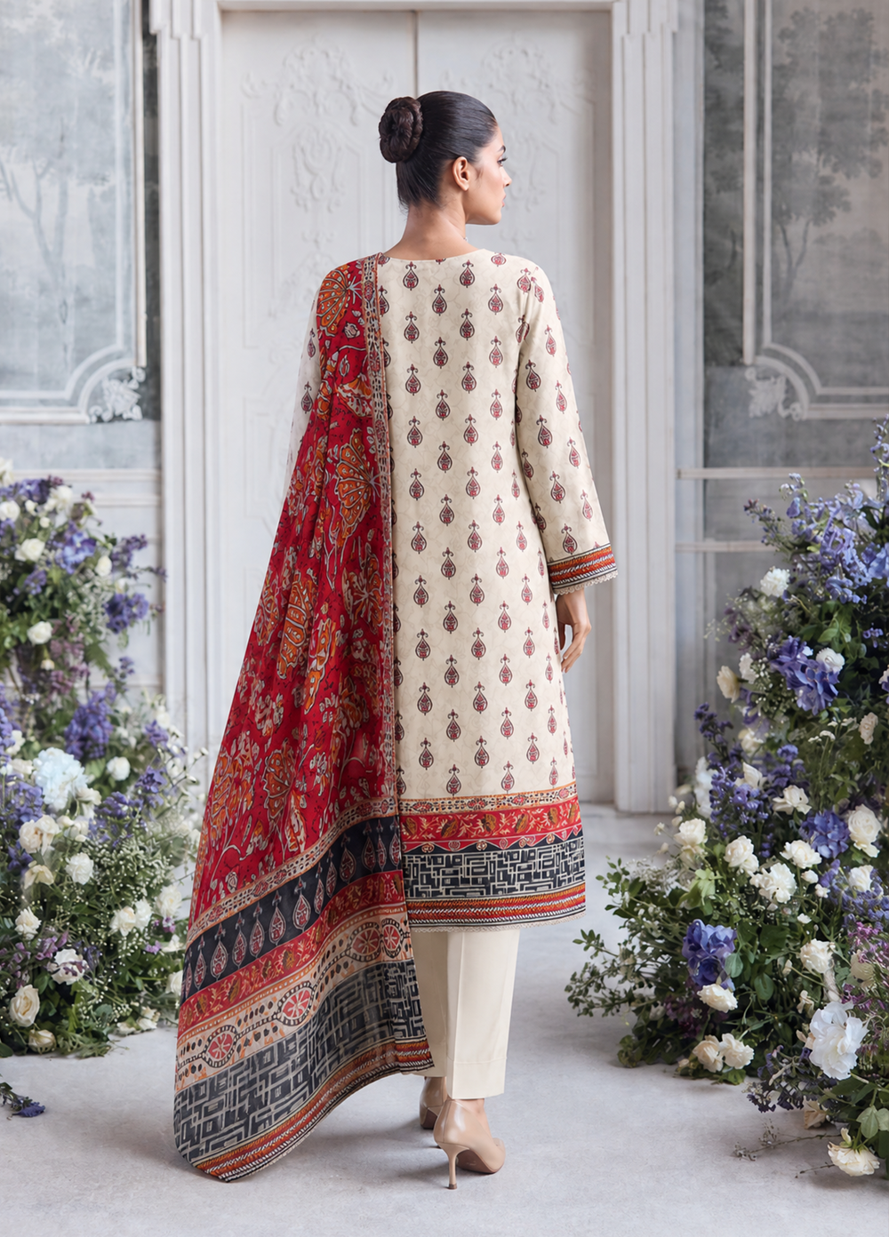 Platinum Jaipuri by HZ Textiles Unstitched Printed Lawn 3 Piece Suit PJB - 3237 Casual Collection
