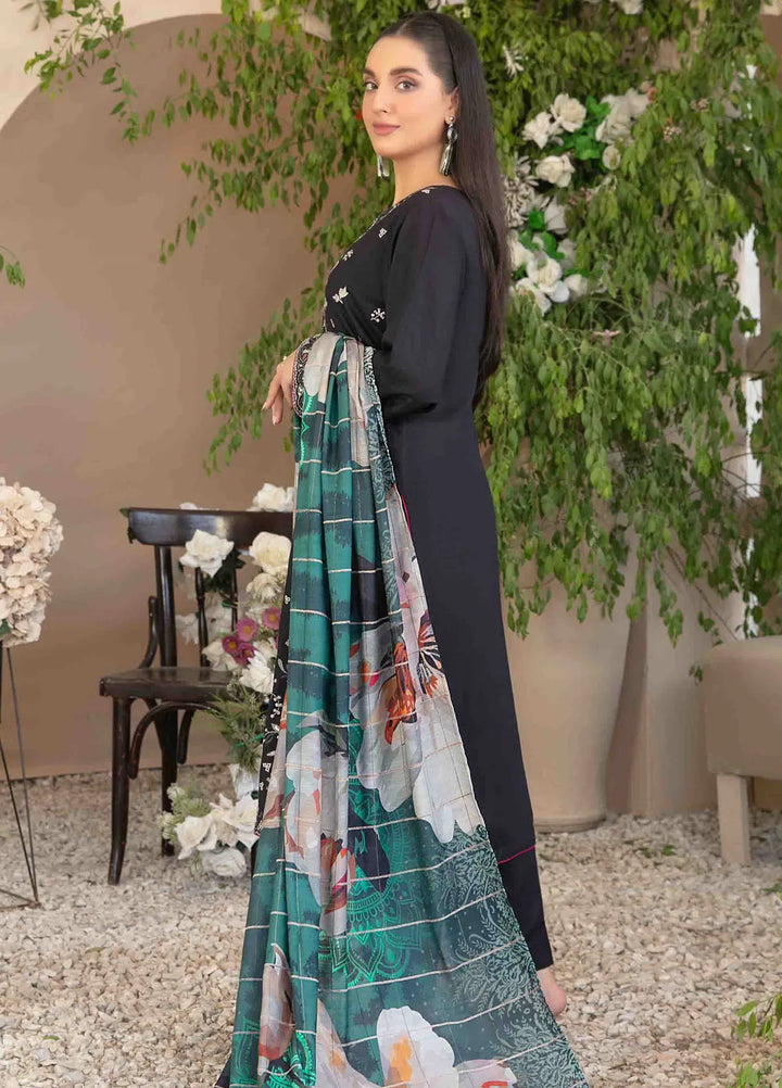 Dorsa by Tawakkal Fabrics Embroidered Slub Suit Unstitched 3 Piece TWF24D D-3724 - Winter Collection