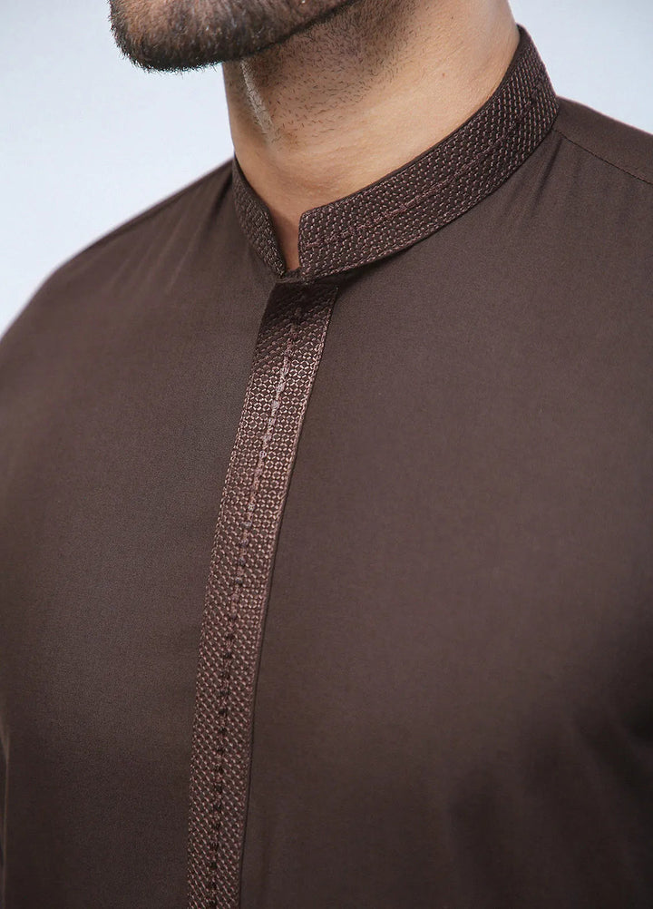 Dot n Dot Wash n Wear Embroidered Mens Shalwar Kameez - Hasool