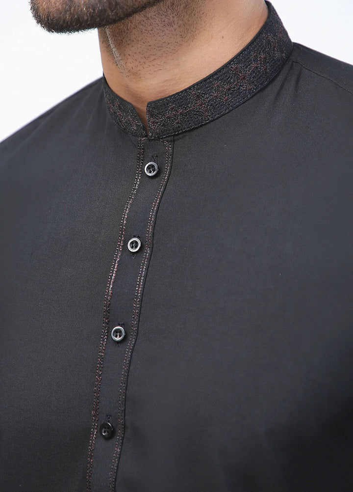 Dot n Dot Wash n Wear Embroidered Mens Shalwar Kameez - Meeras