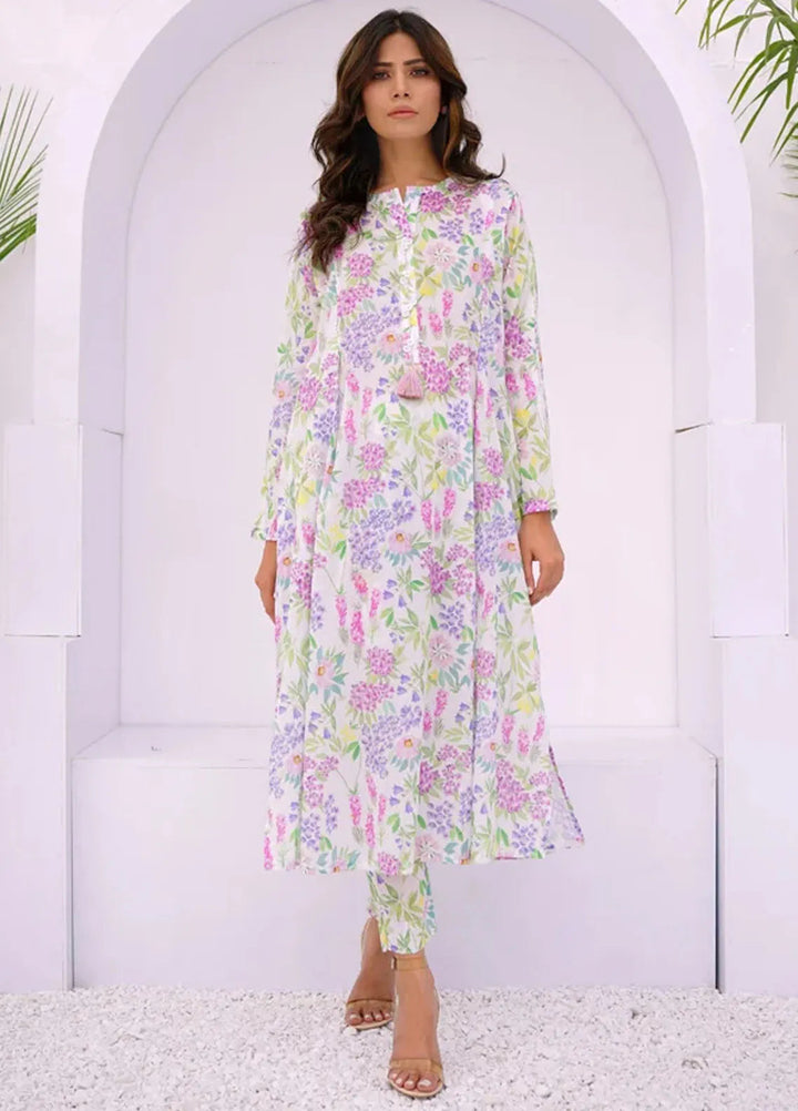 Dreamy Garden By Dhaga Pret Printed Dhaga 2 Piece Suit Calla Lily