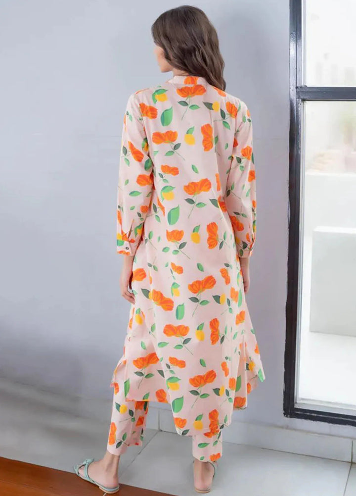 Dreamy Garden By Dhaga Pret Printed Dhaga 2 Piece Suit Peachylicious