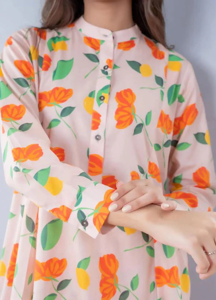 Dreamy Garden By Dhaga Pret Printed Dhaga 2 Piece Suit Peachylicious