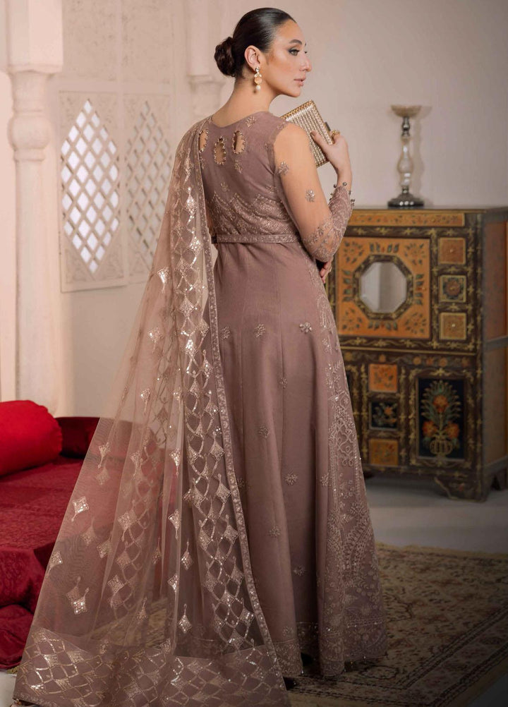 Dua By Alizeh Fashion Embroidered Net Suits Unstitched 3 Piece AFB23DU D-5B Ryan - Festive Collection