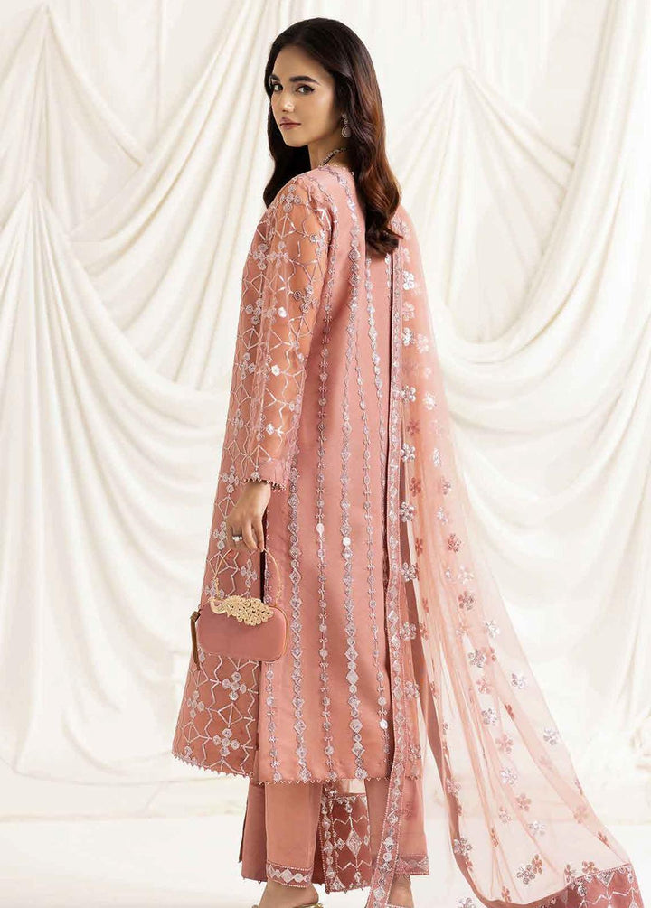 Dua By Alizeh Fashion Embroidered Net Suits Unstitched 3 Piece AFB23-DU2 D-04B Nazik - Festive Collection