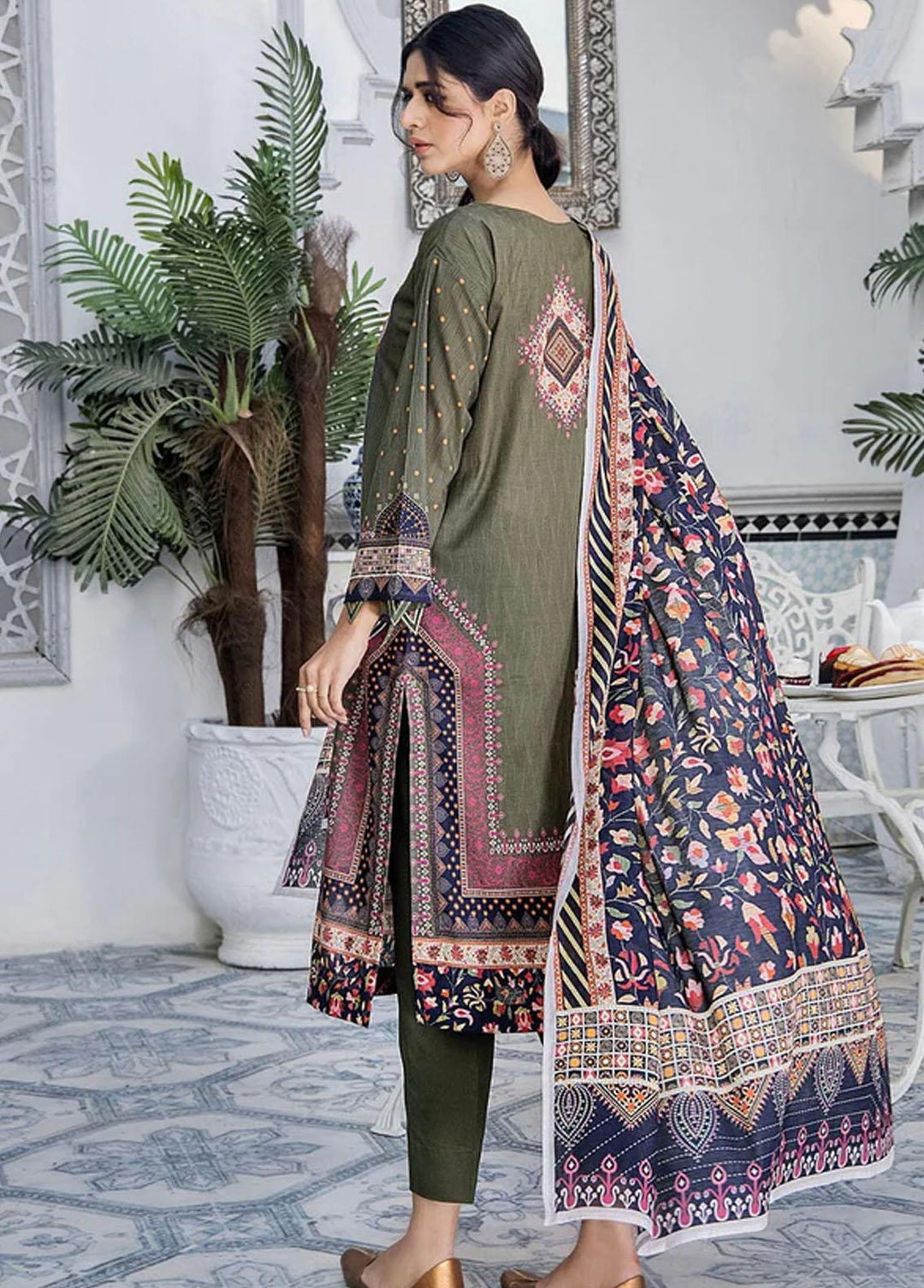 Dur-e-Adan By Khas Embroidered Lawn Suits Unstitched 3 Piece KHS23DA KL-1696 KHAWLA - Summer Collection