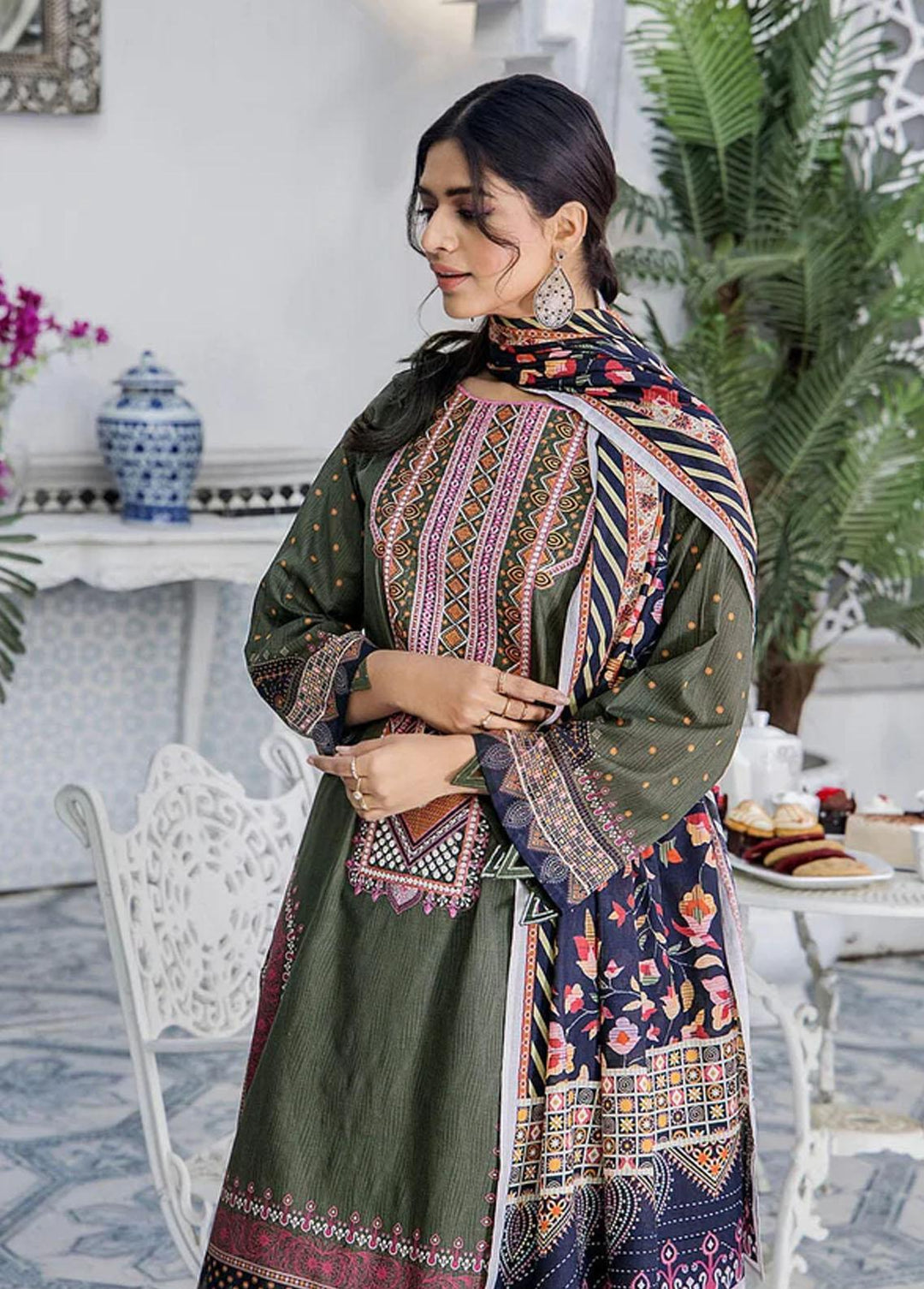 Dur-e-Adan By Khas Embroidered Lawn Suits Unstitched 3 Piece KHS23DA KL-1696 KHAWLA - Summer Collection