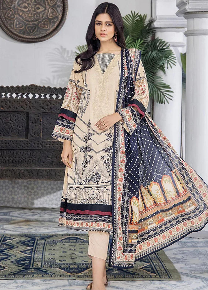Dur-e-Adan By Khas Embroidered Lawn Suits Unstitched 3 Piece KHS23DA KL-1698 IFFAH - Summer Collection